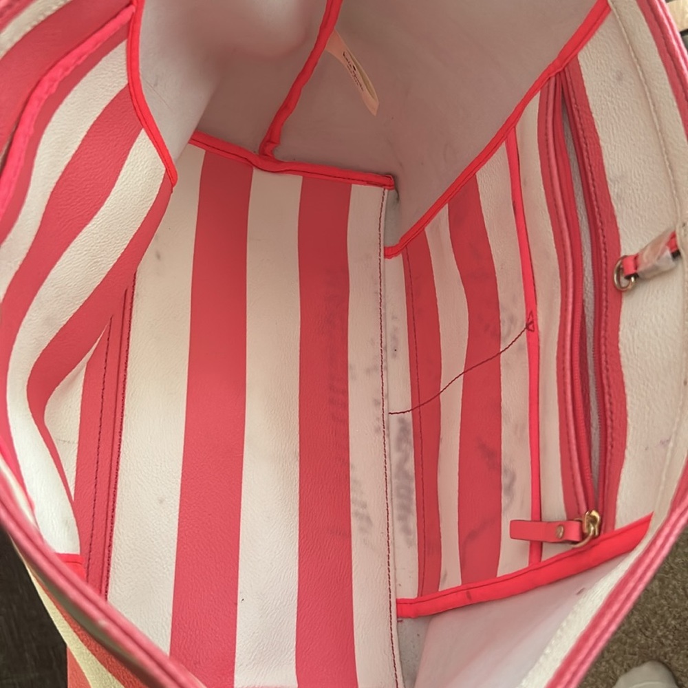 Kate Spade Vintage Radish (Pink) White Stripe
Unlined Tote Bag - Picture 10 of 10